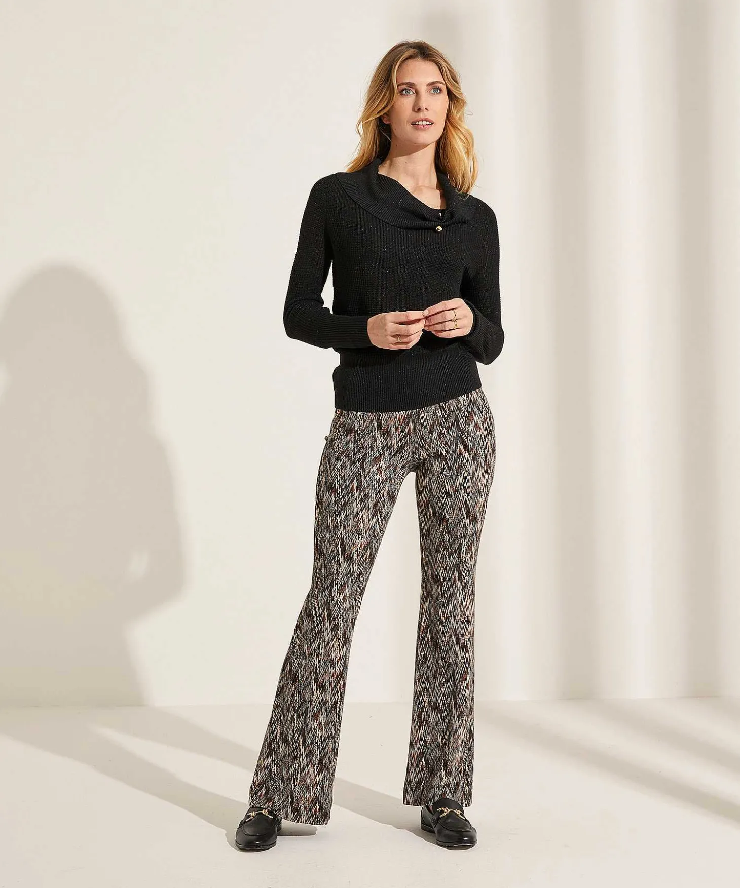 Caroline Biss Trui Wijde Col Lurex