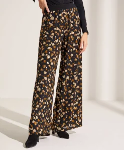 Caroline Biss Wide Leg Broek Hartjes Lurex