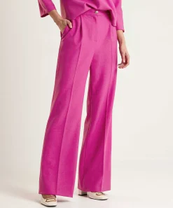 Caroline Biss Wide Leg Pantalon Crepe