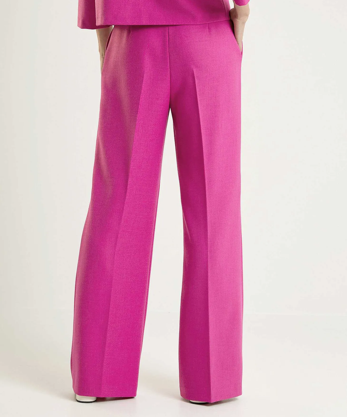 Caroline Biss Wide Leg Pantalon Crepe