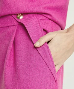 Caroline Biss Wide Leg Pantalon Crepe