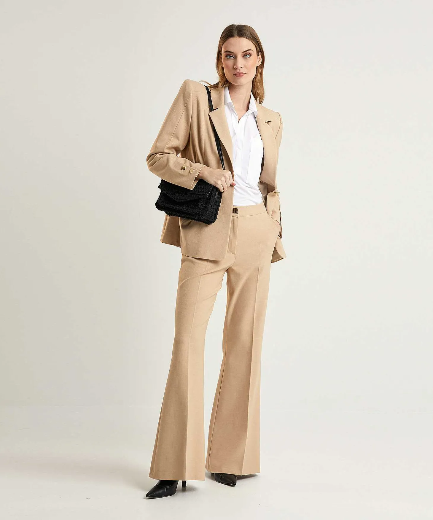 Caroline Biss Wide Leg Pantalon