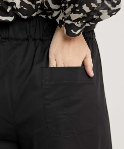 Caroline Biss Wide Leg Poplin Broek