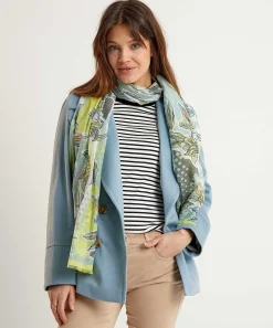Creenstone Double-Breasted Mantel Met Wol Paula