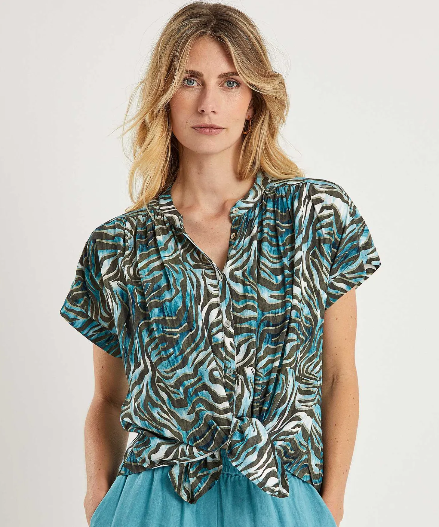 Emotions Blouse Met Zebraprint