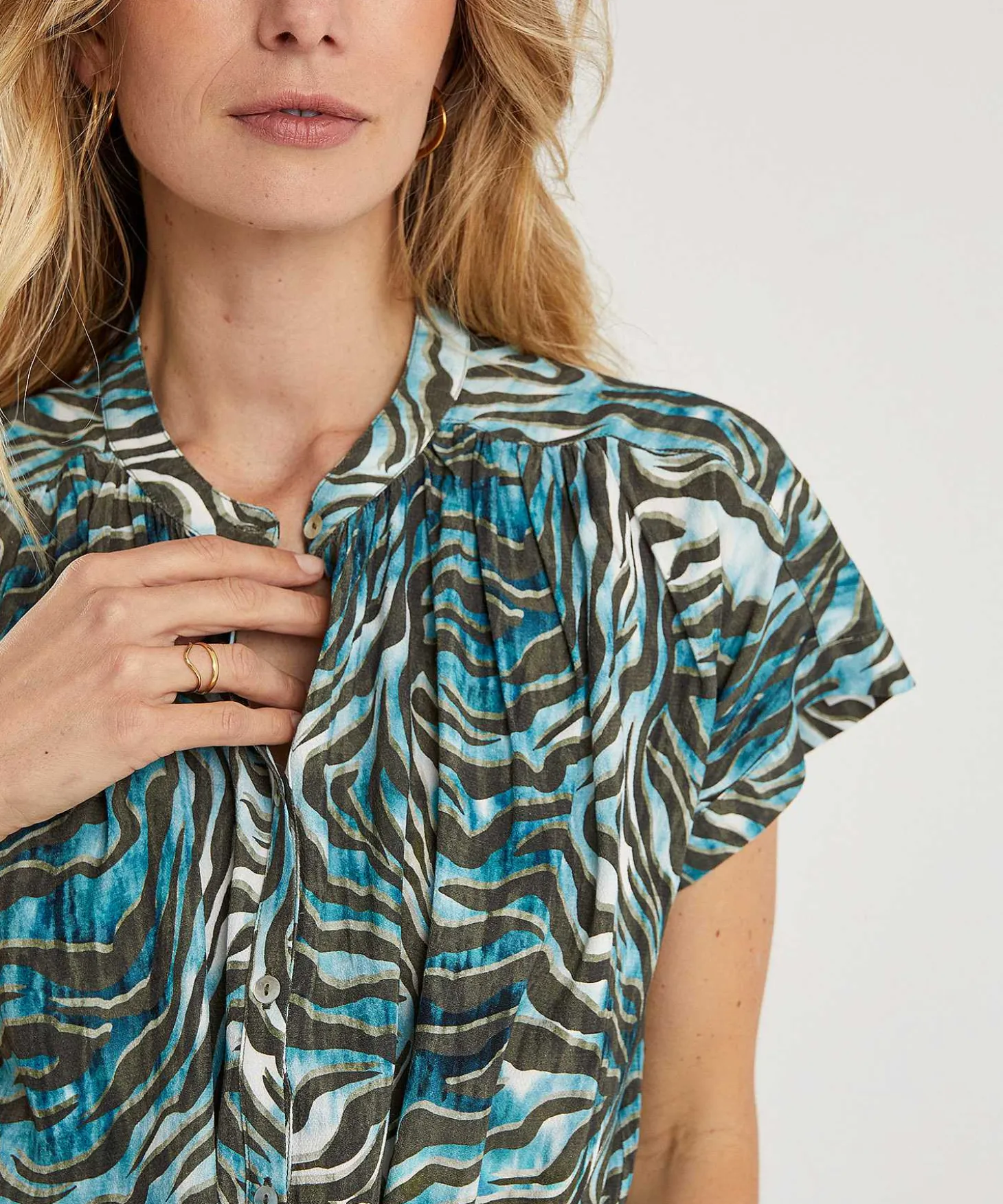 Emotions Blouse Met Zebraprint