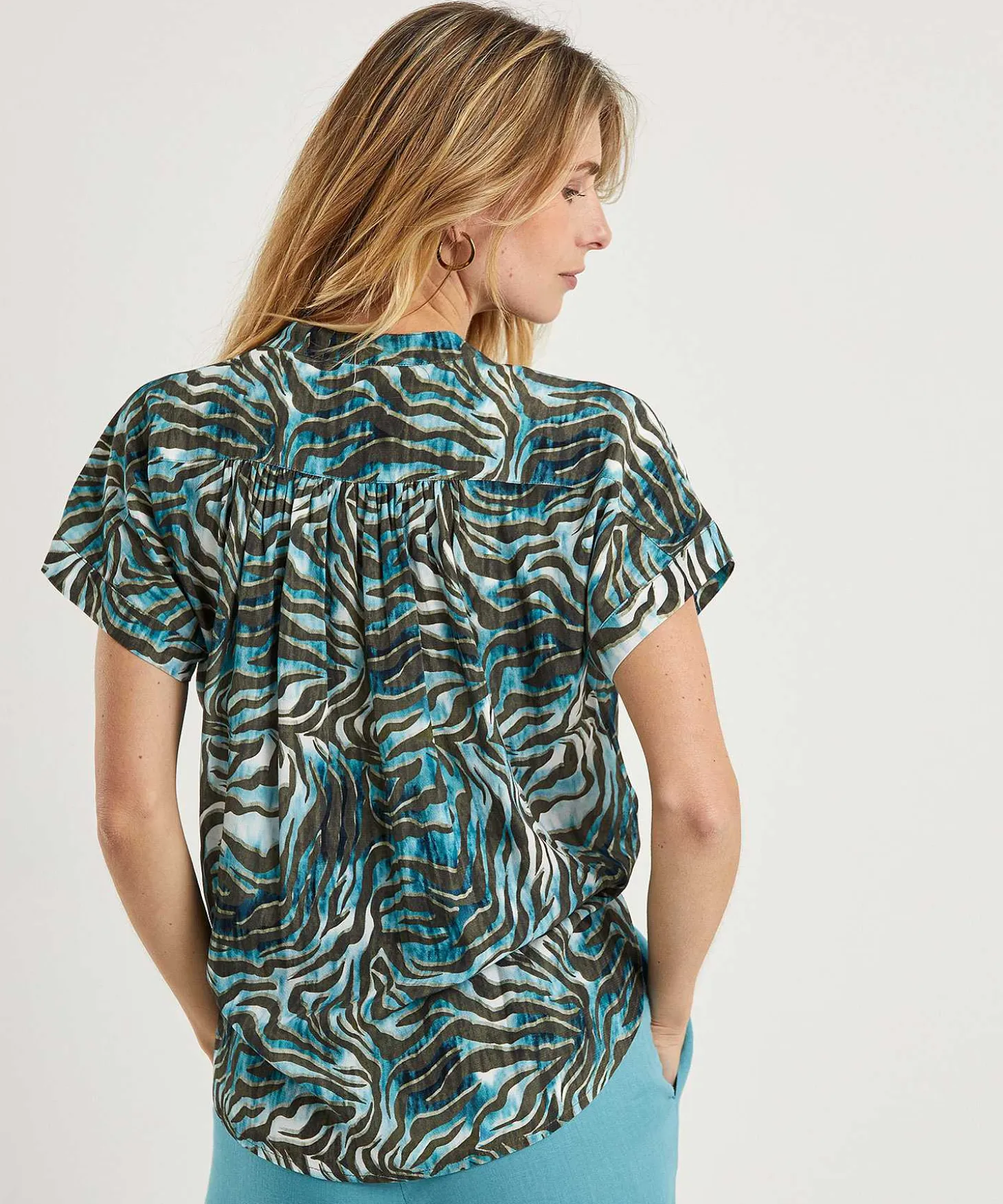 Emotions Blouse Met Zebraprint