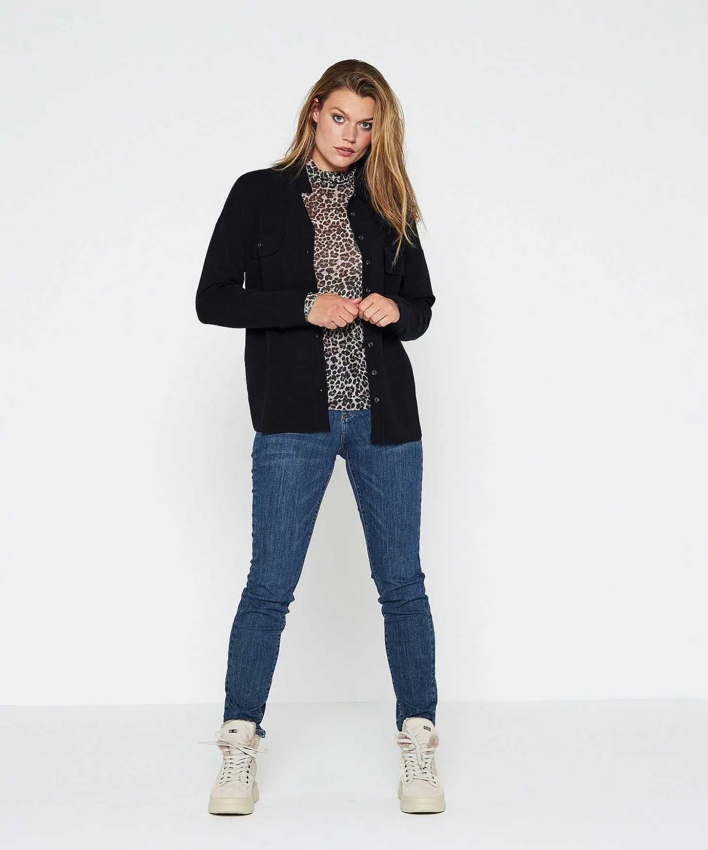 Emotions Blousevest Puntaknit