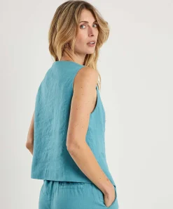 Emotions Linnen Gilet