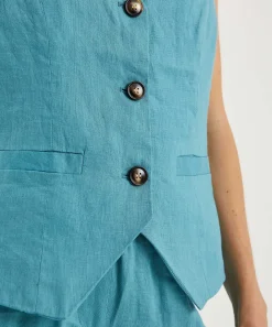 Emotions Linnen Gilet