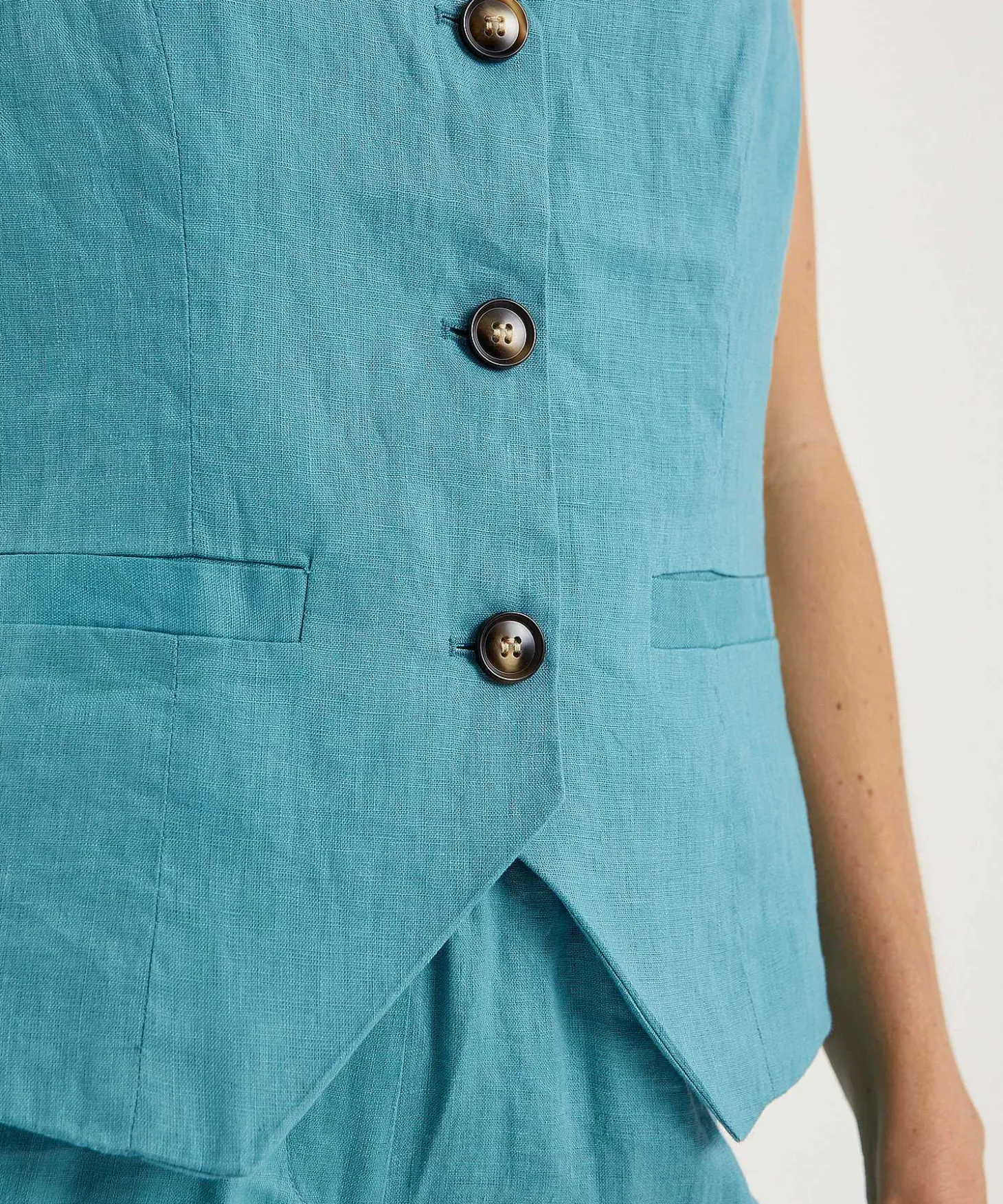Emotions Linnen Gilet
