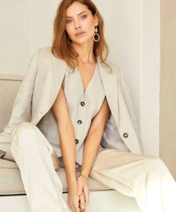Emotions Linnen Gilet