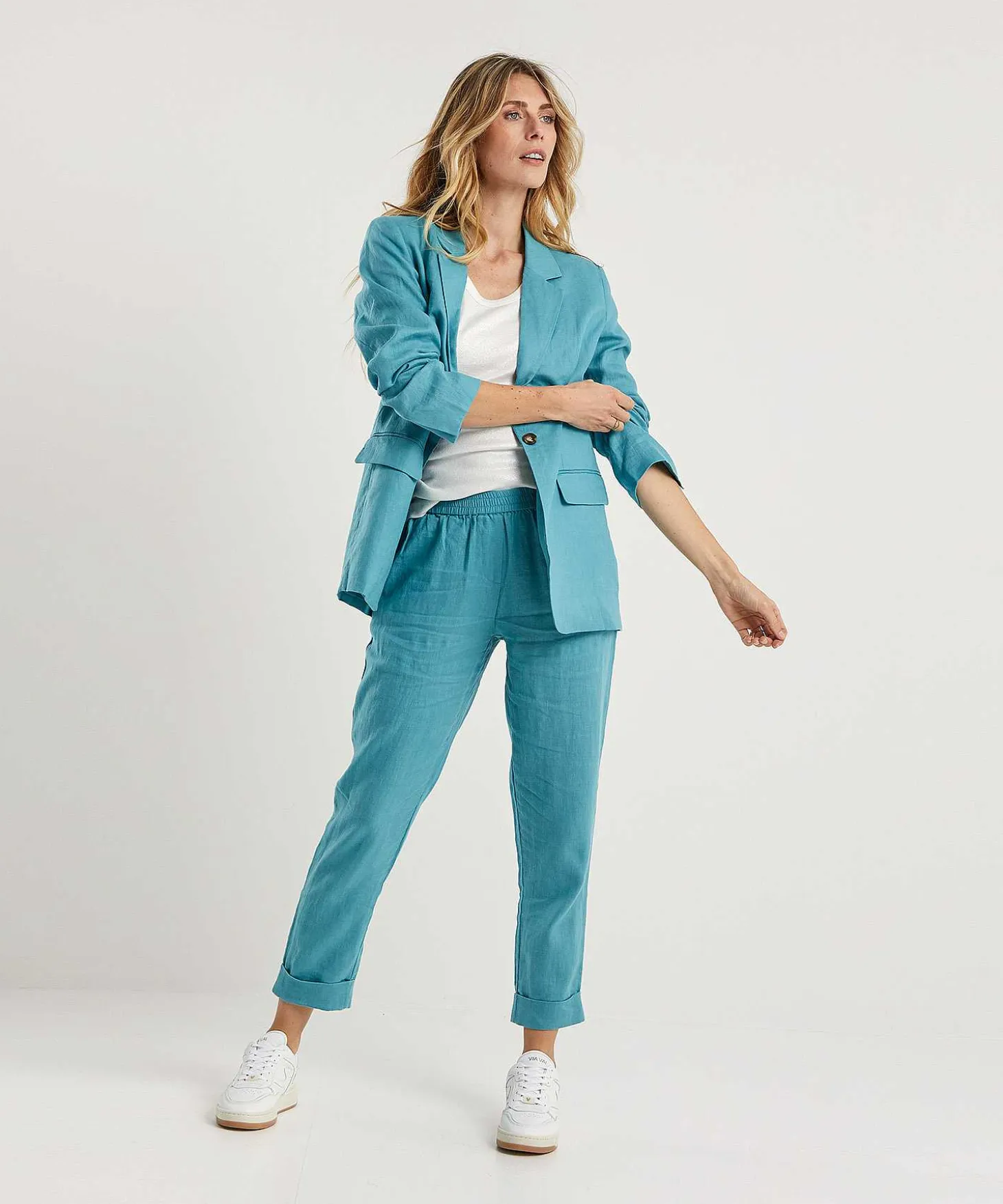 Emotions Oversized Linnen Blazer