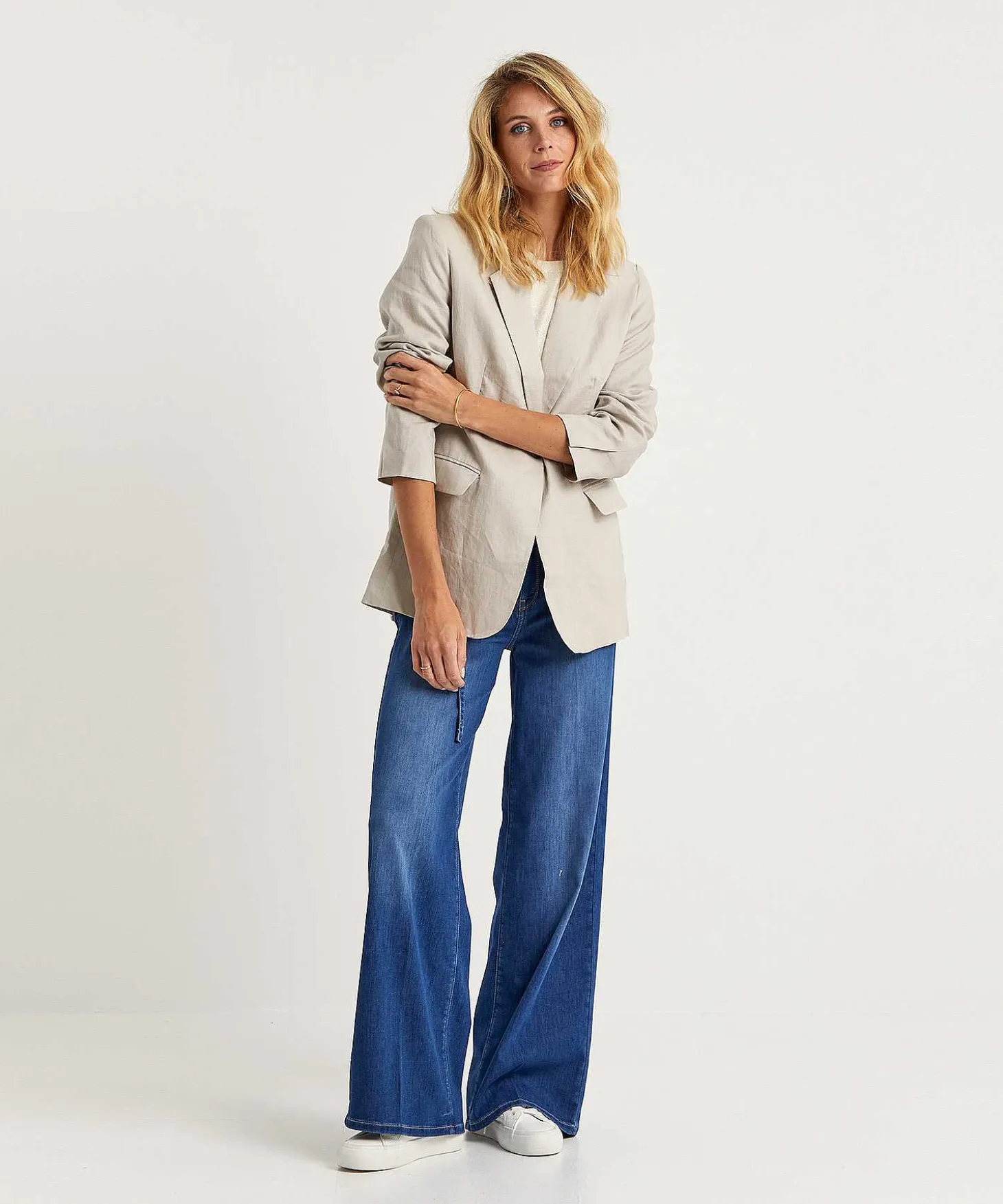 Emotions Oversized Linnen Blazer