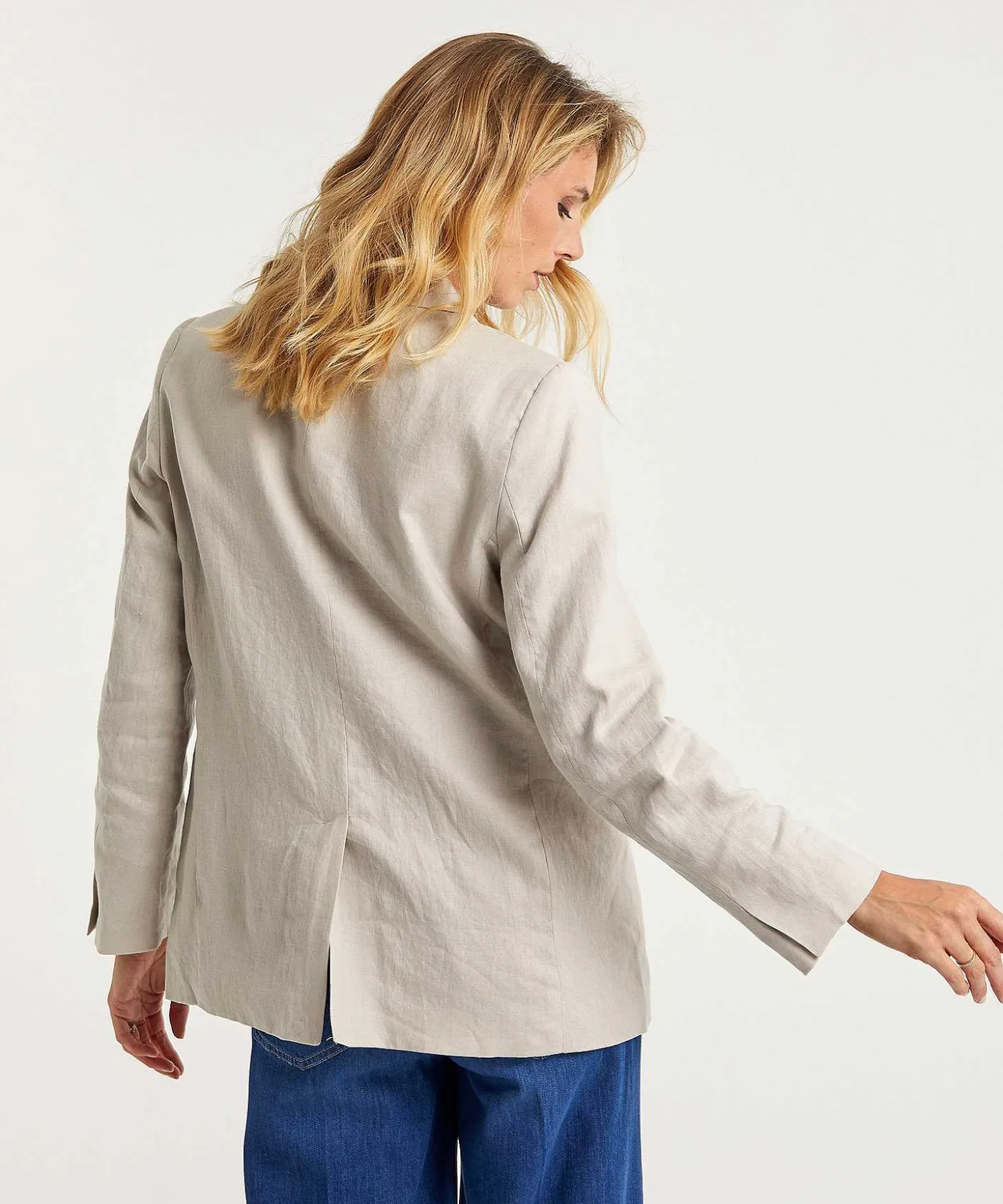Emotions Oversized Linnen Blazer