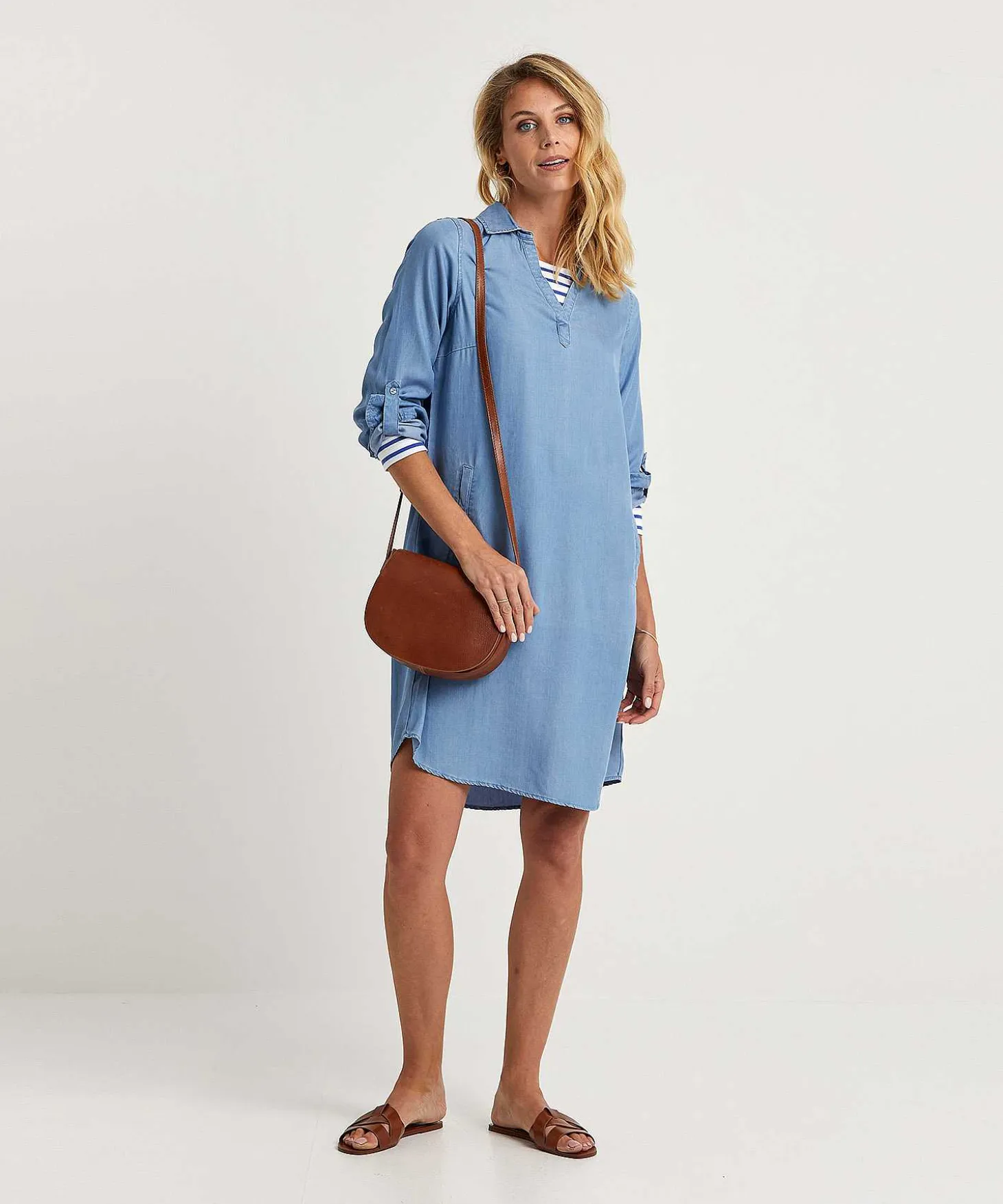 Emotions Soft Denim Blousejurk