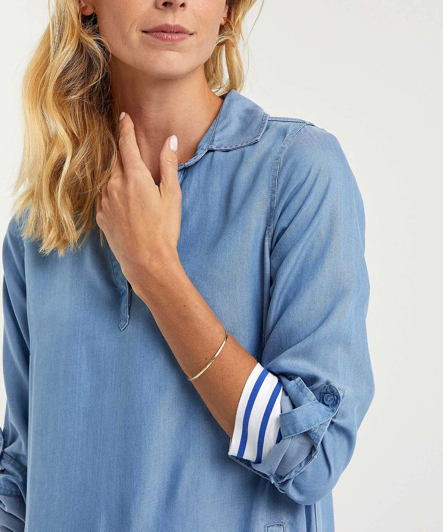 Emotions Soft Denim Blousejurk