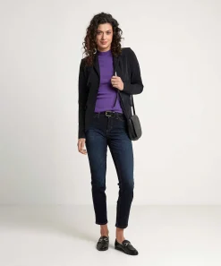 Emotions Top Met Col Crepe