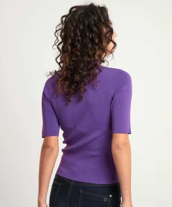 Emotions Top Met Col Crepe