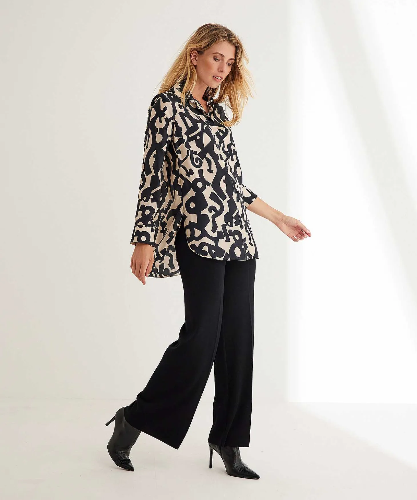 Emotions Wide Leg Broek Crepe