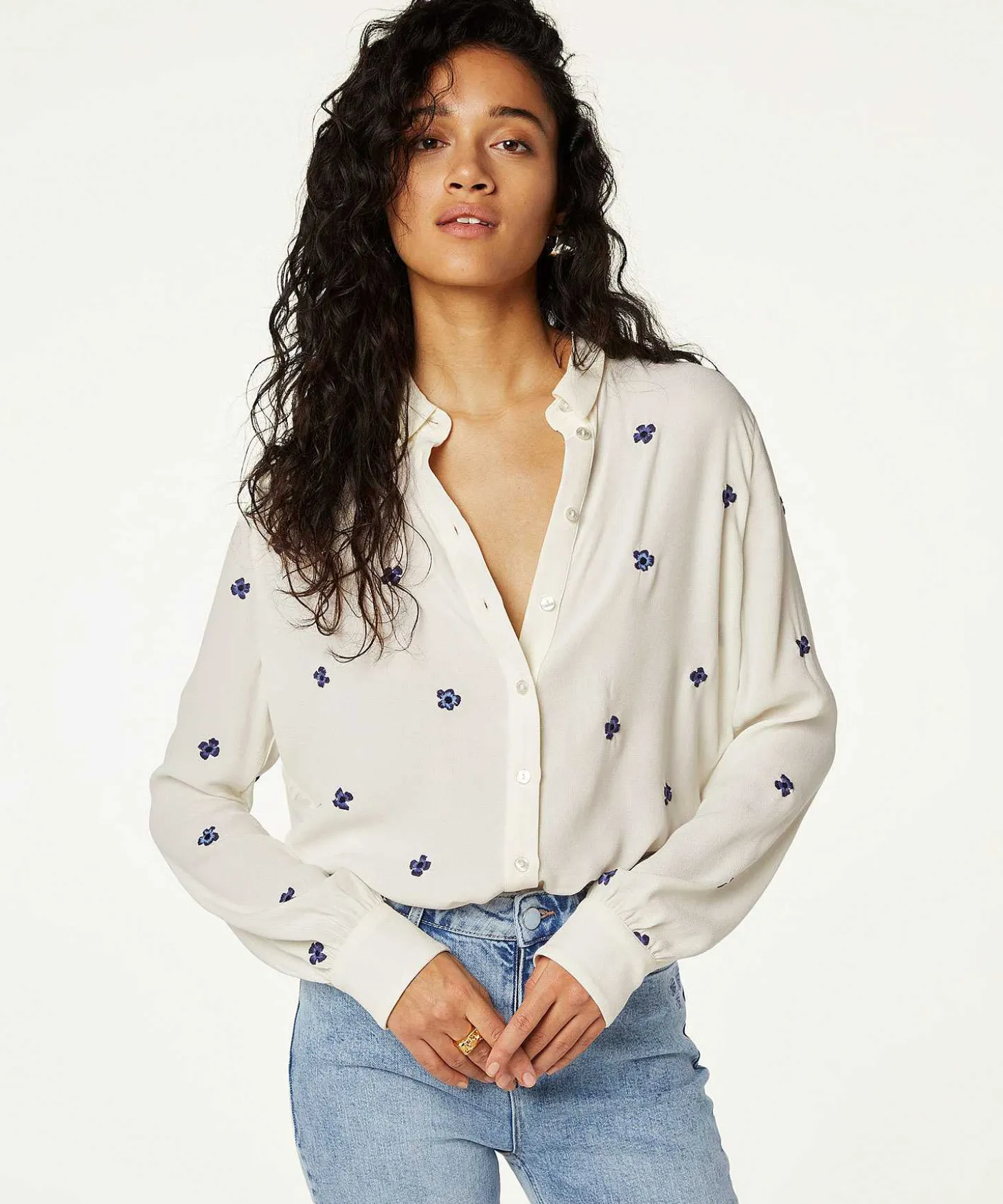 Fabienne Chapot Blouse Bloemetjes Lot Embro
