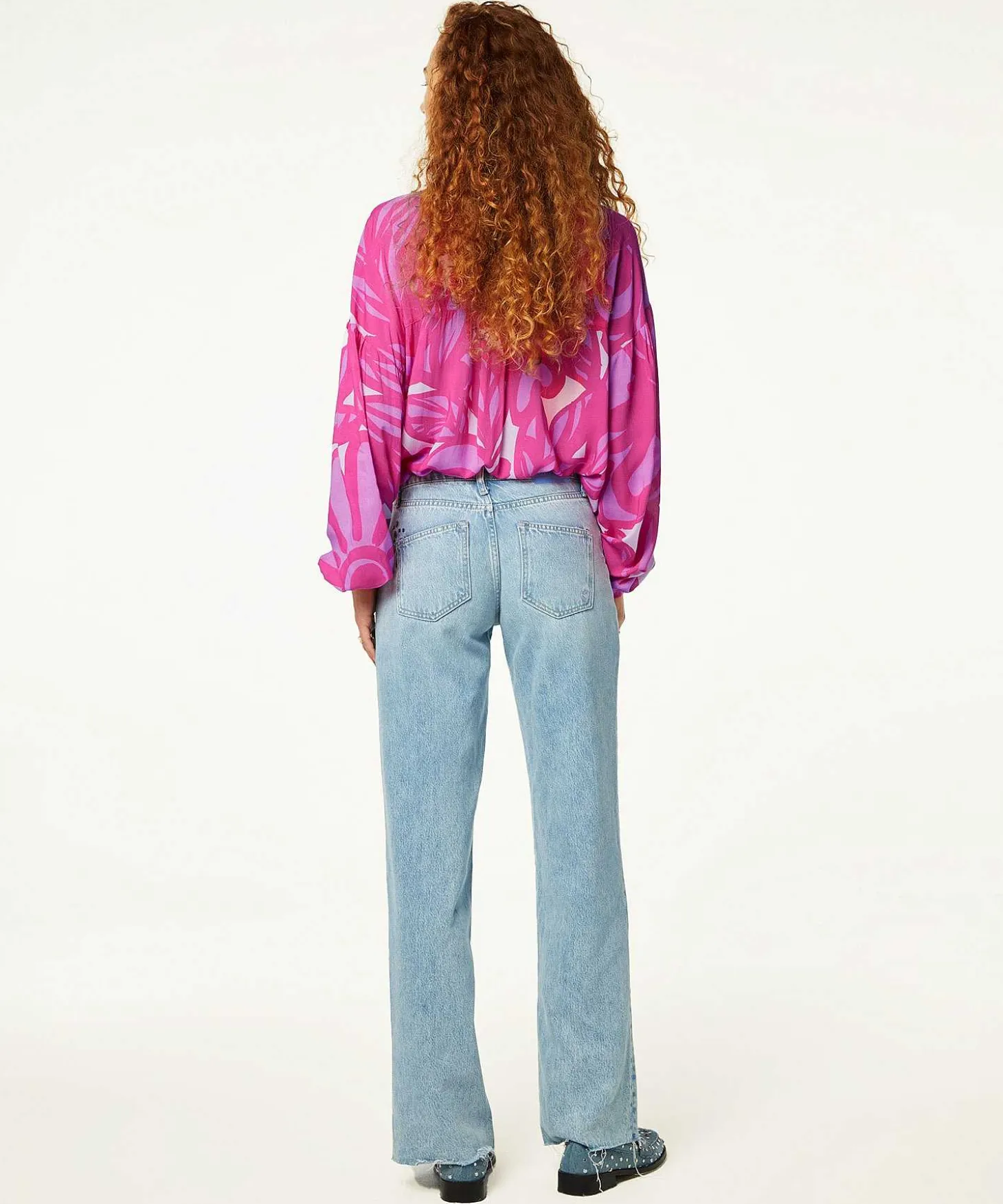 Fabienne Chapot Blouse Roze Print Lexi