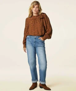 Fabienne Chapot Blouse Strik En Bloemenprint Michou