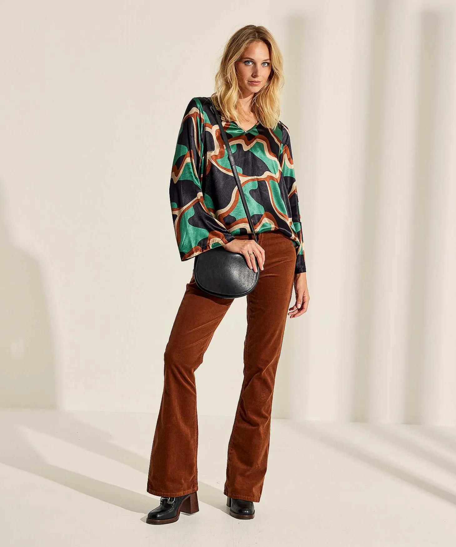 Fabienne Chapot Flared Broek Corduroy Eva