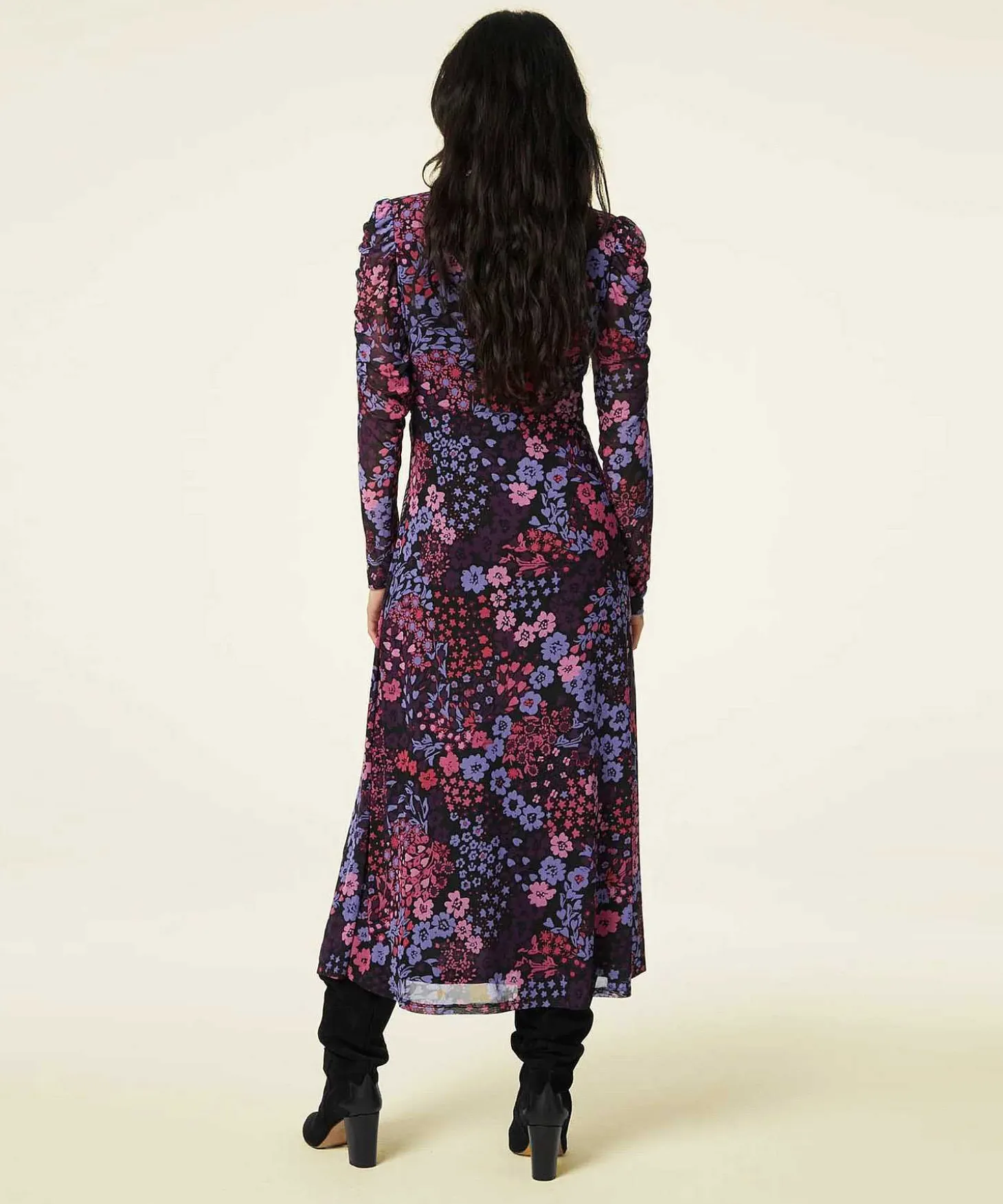 Fabienne Chapot Mesh Jurk Bloemenprint Bella