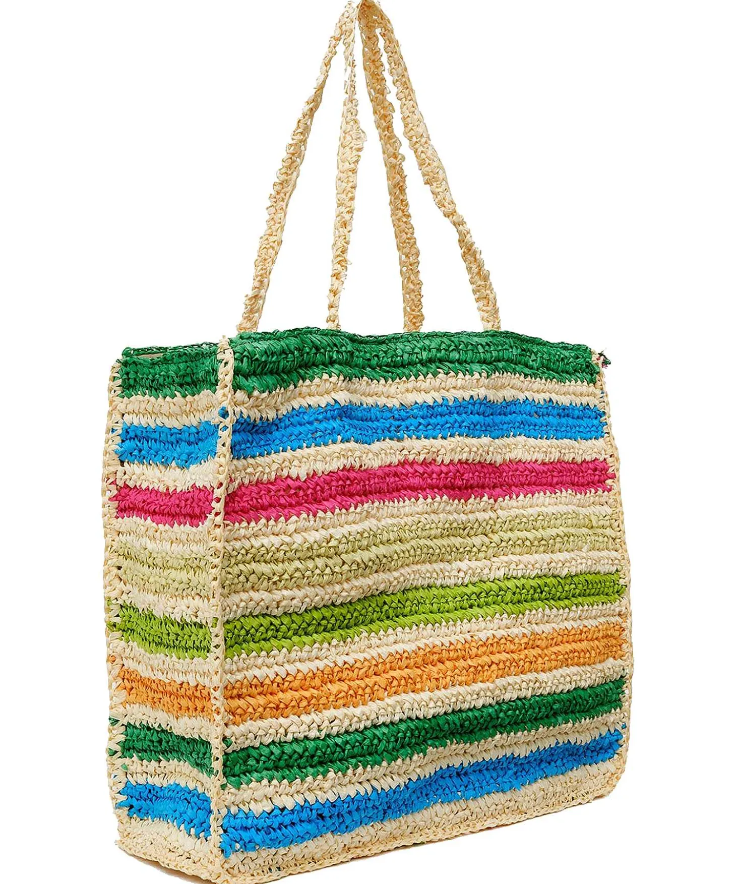 Fabienne Chapot Raffia Tas Multicolor Naomi