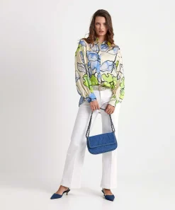 Fabienne Chapot Silky Blouse Flowers Gabriel