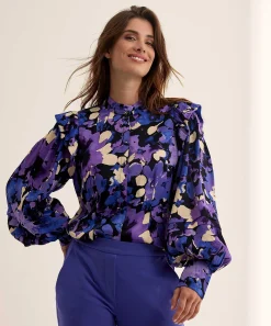 Fabienne Chapot Silky Blouse Bloemenprint Philo