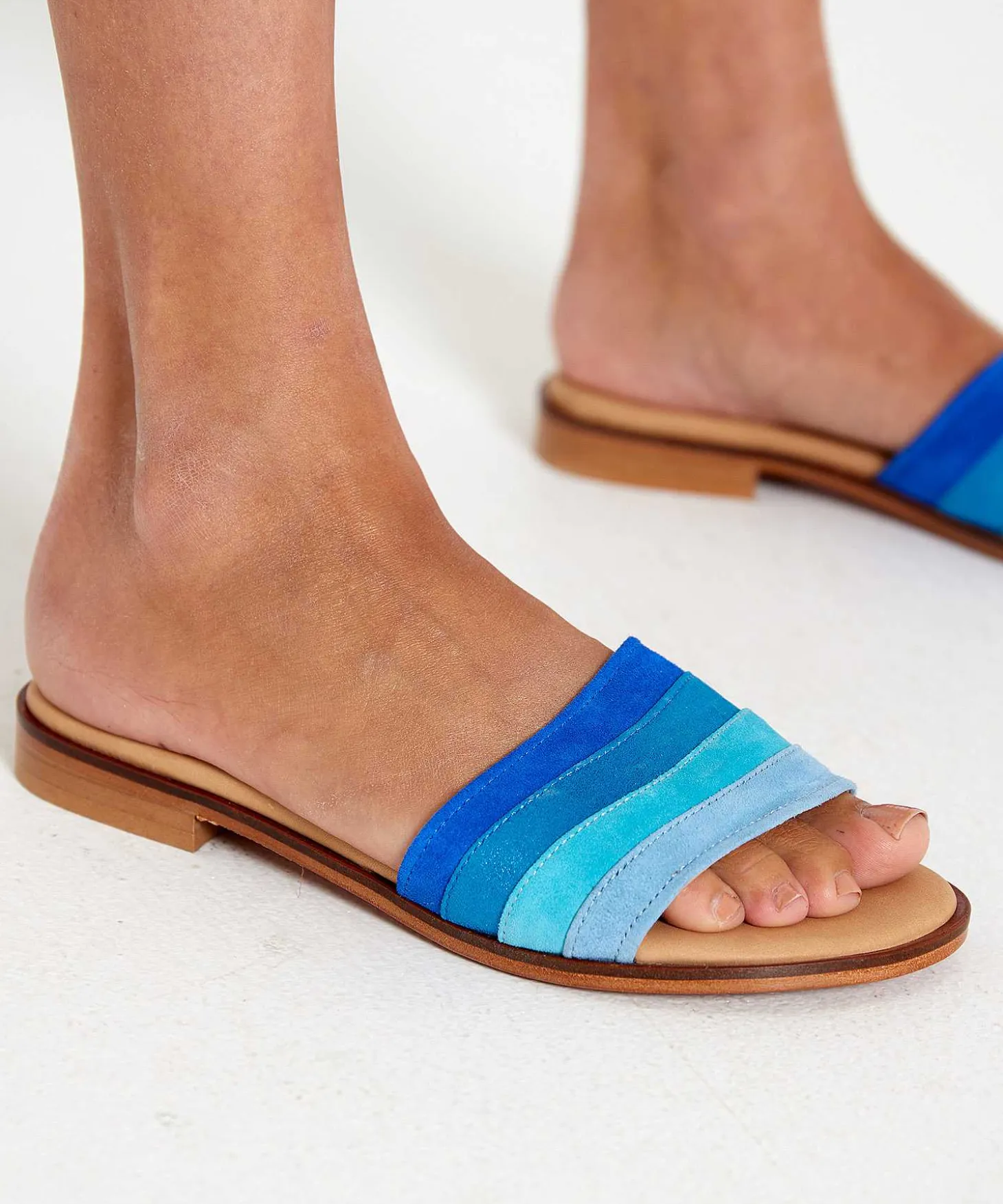 Fabienne Chapot Sky Blue Slipper Swirl