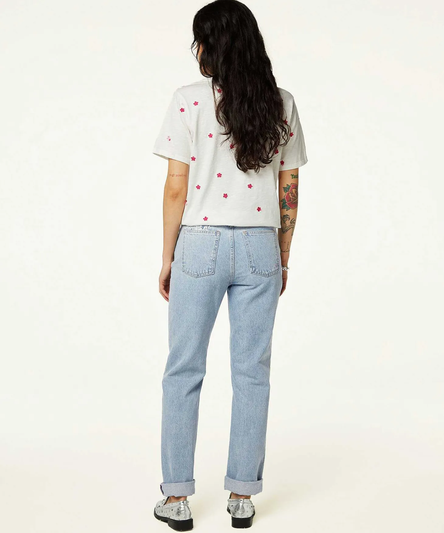 Fabienne Chapot T-Shirt Bloemen Borduursel Phill