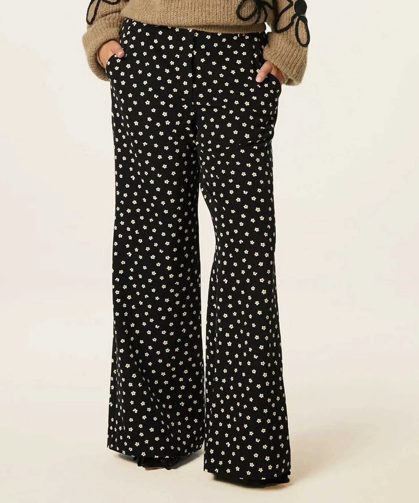 Fabienne Chapot Wide Leg Broek Bloemenprint Puck
