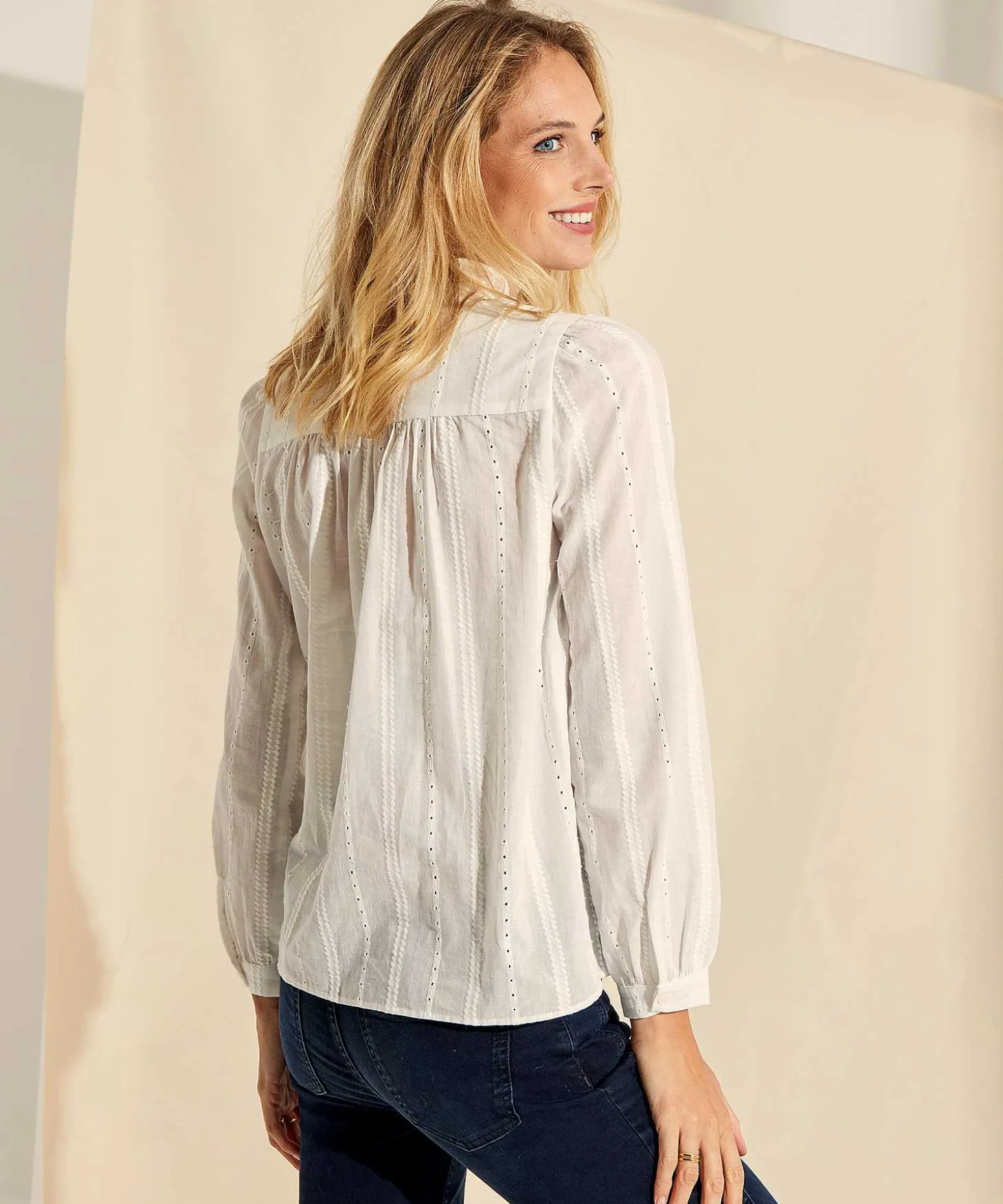Giulia E Tu Ajour Ruffle Blouse