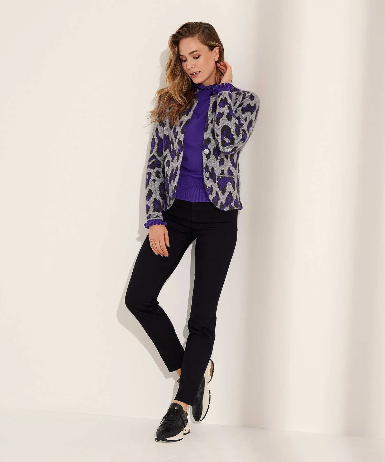 Giulia E Tu Blazervest Jacquard Animal