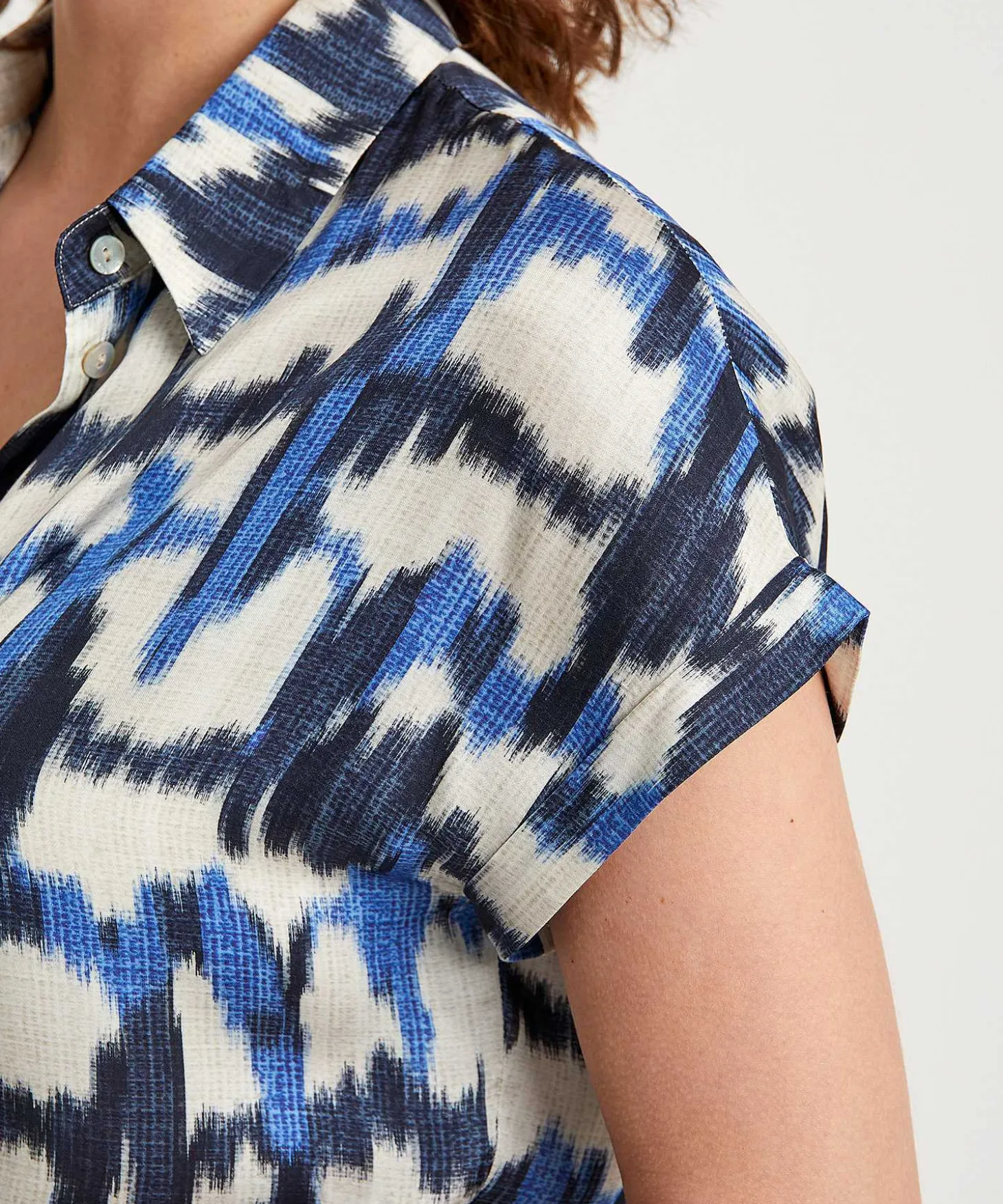 Giulia E Tu Blouse Faded Print