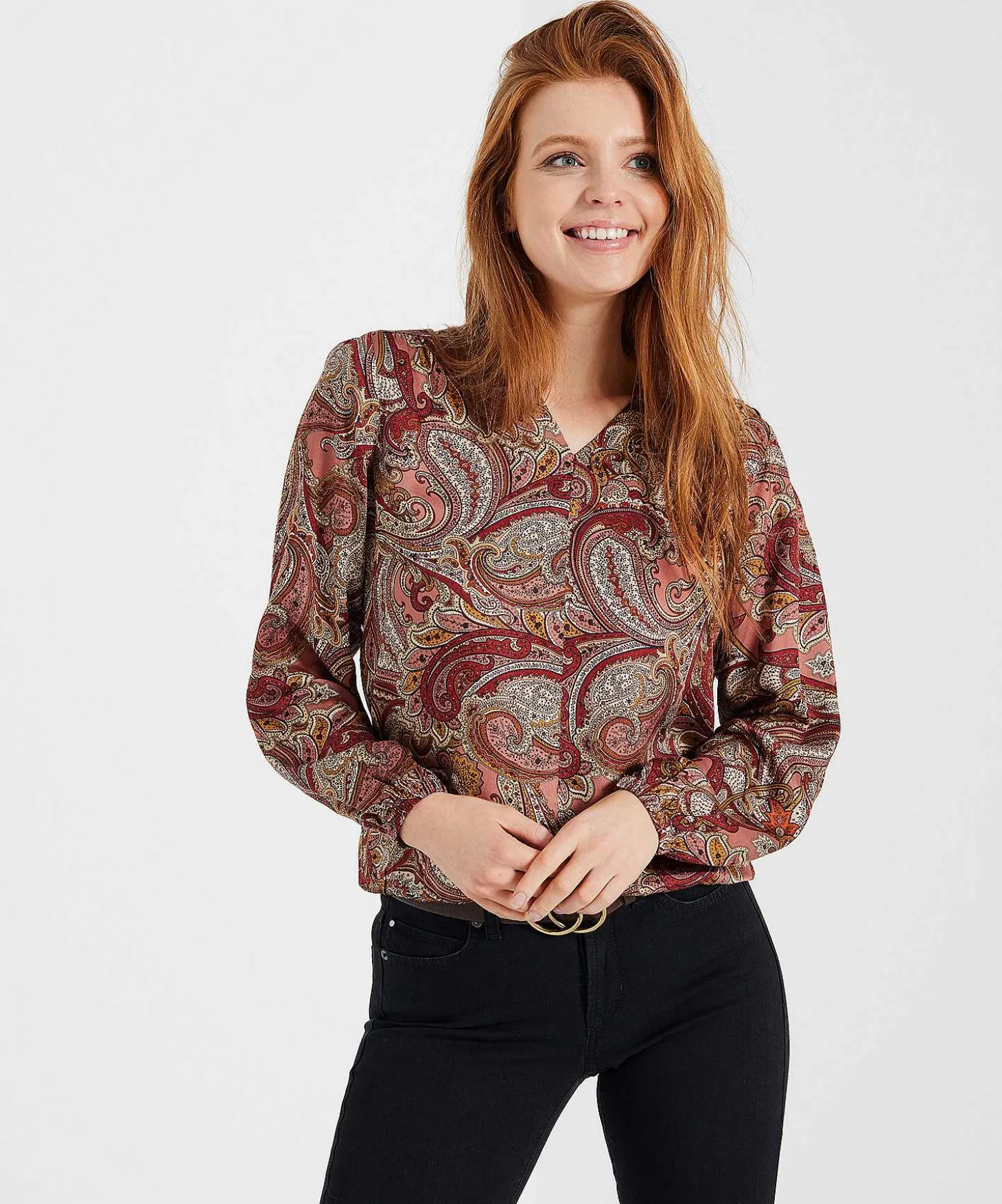 Giulia E Tu Blouse Paisleyprint