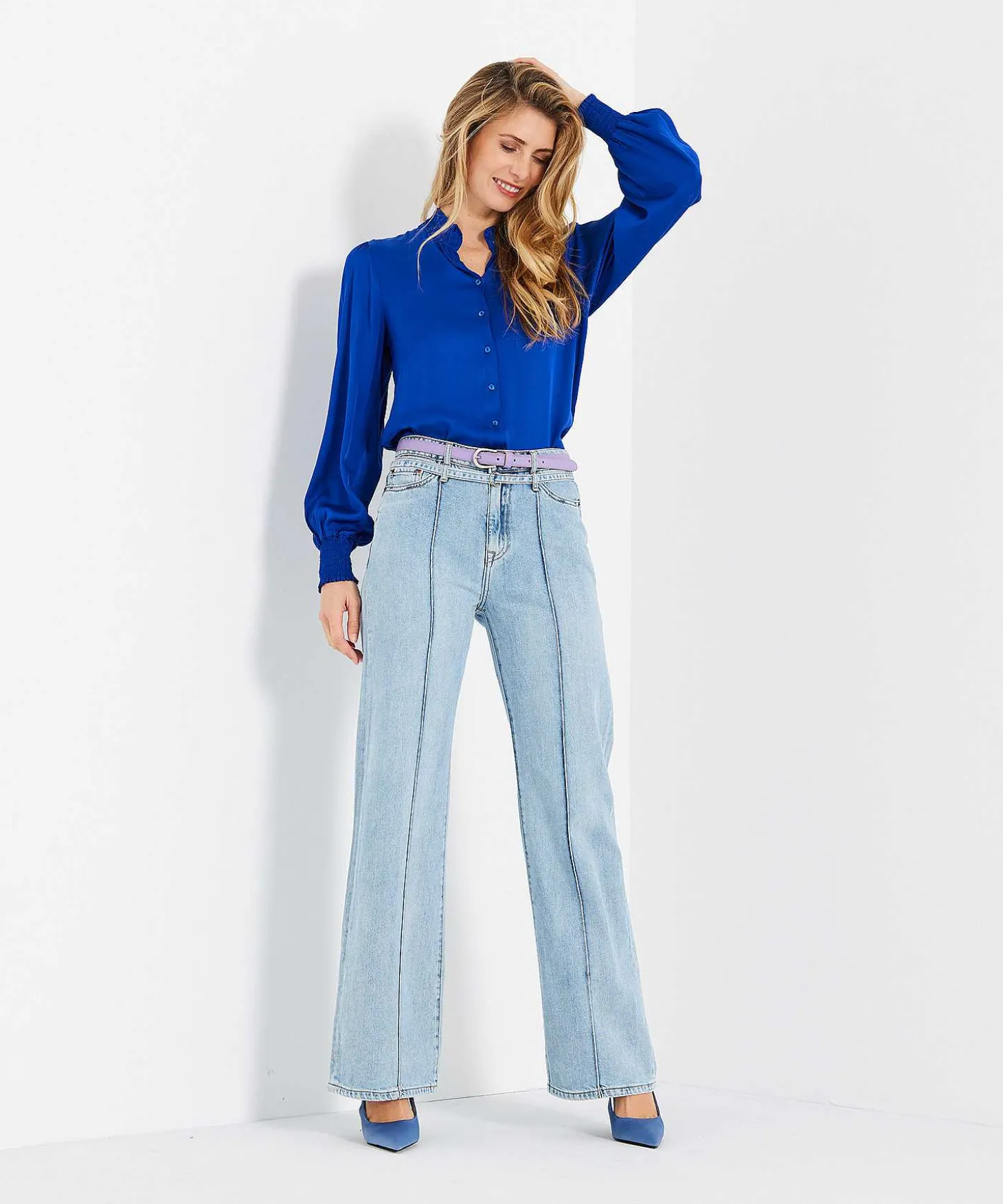 Giulia E Tu Blouse Satijn Smock
