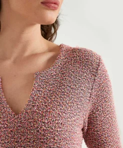 Giulia E Tu Boucle Jurk Kniphals