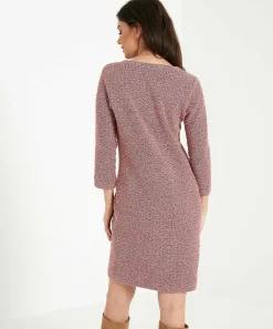 Giulia E Tu Boucle Jurk Kniphals