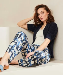 Giulia E Tu Broek Faded Print