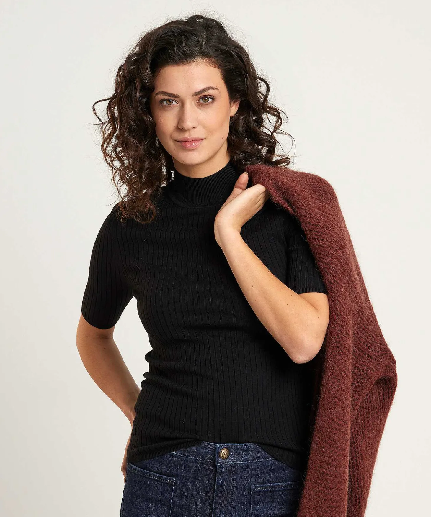 Giulia E Tu Colshirt Rib