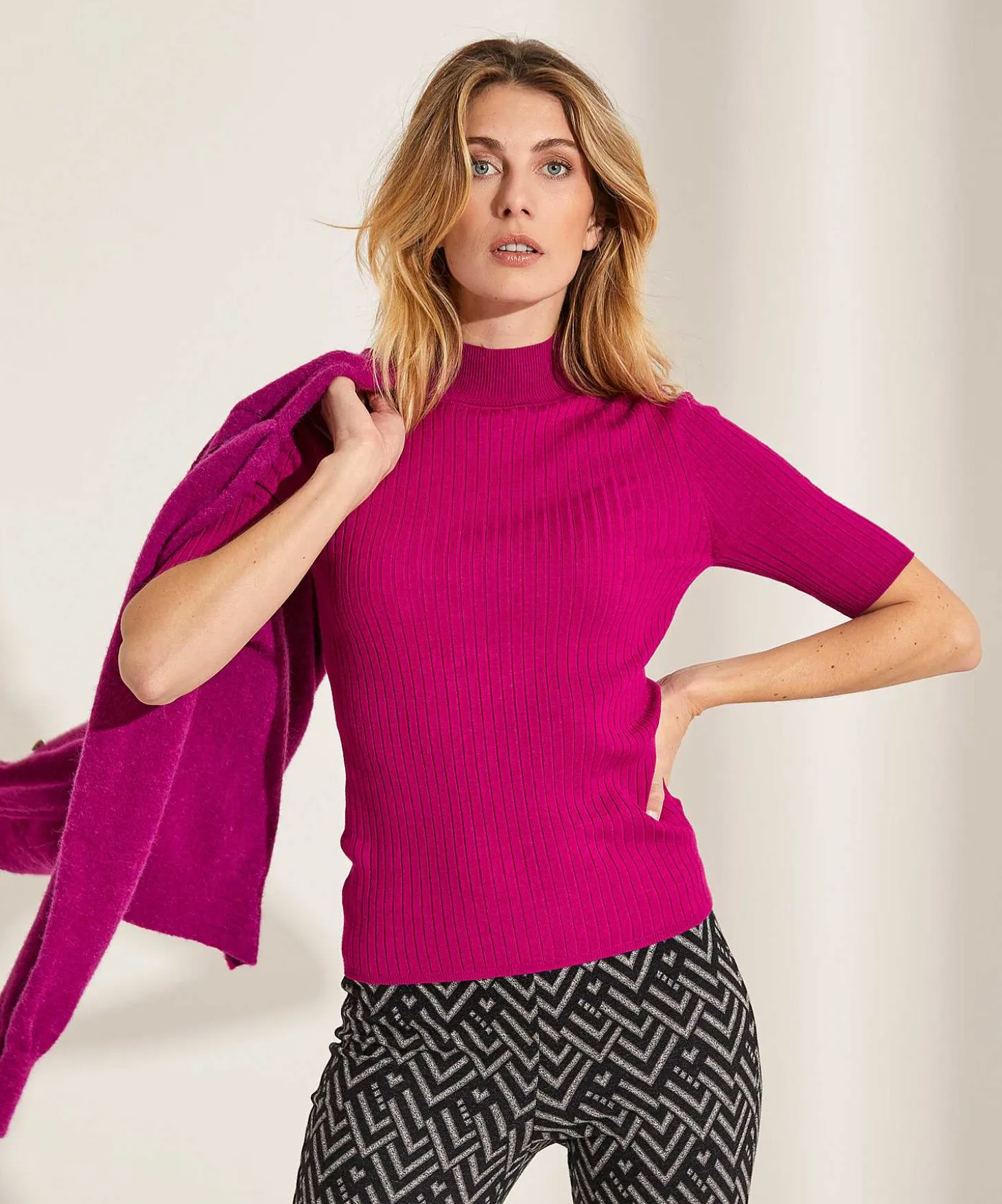 Giulia E Tu Colshirt Rib