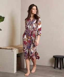 Giulia E Tu Doorknoopjurk Paisley