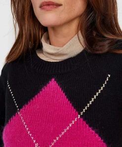 Giulia E Tu Gebreide Trui Argylepatroon