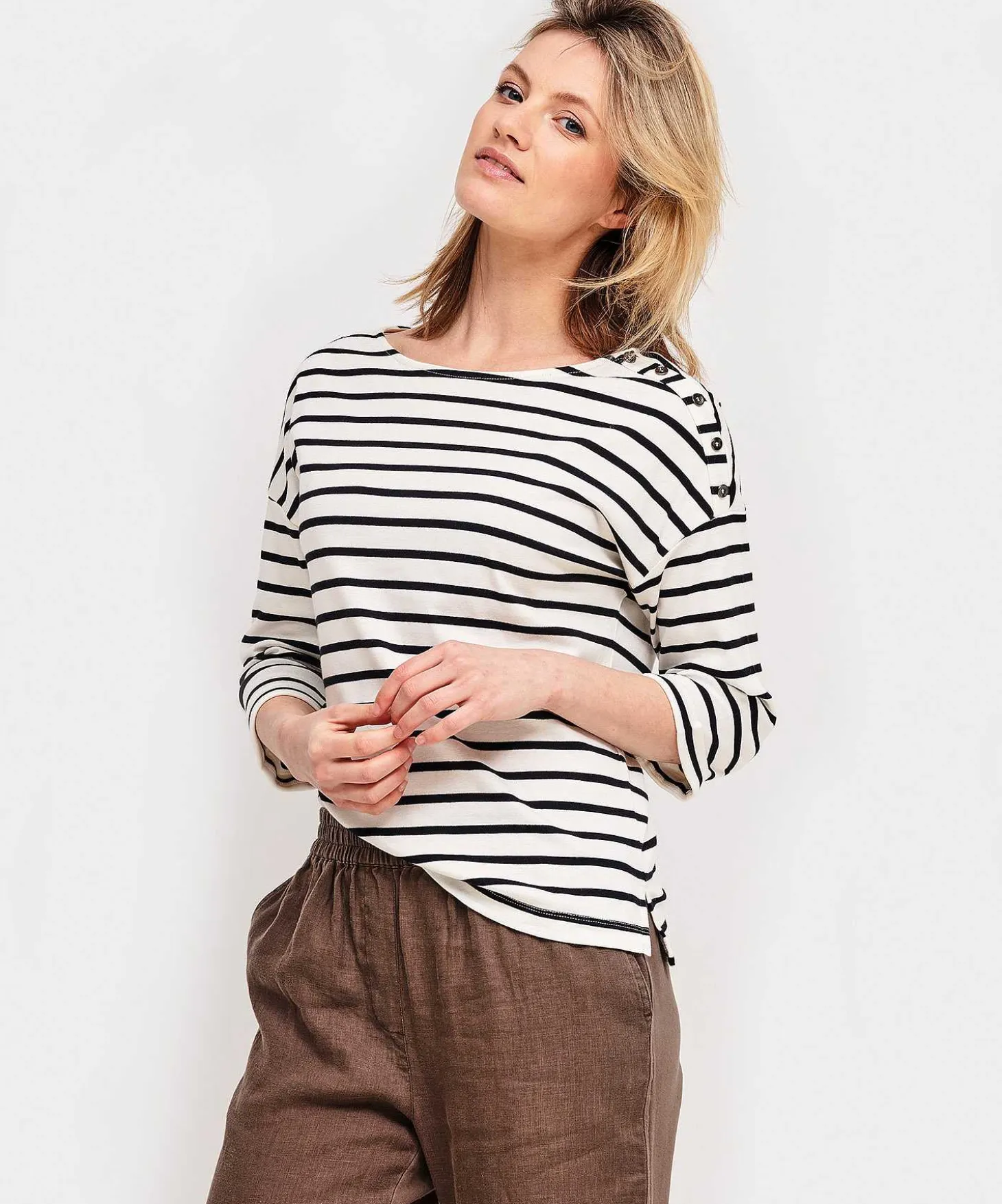 Giulia E Tu Gestreept Shirt