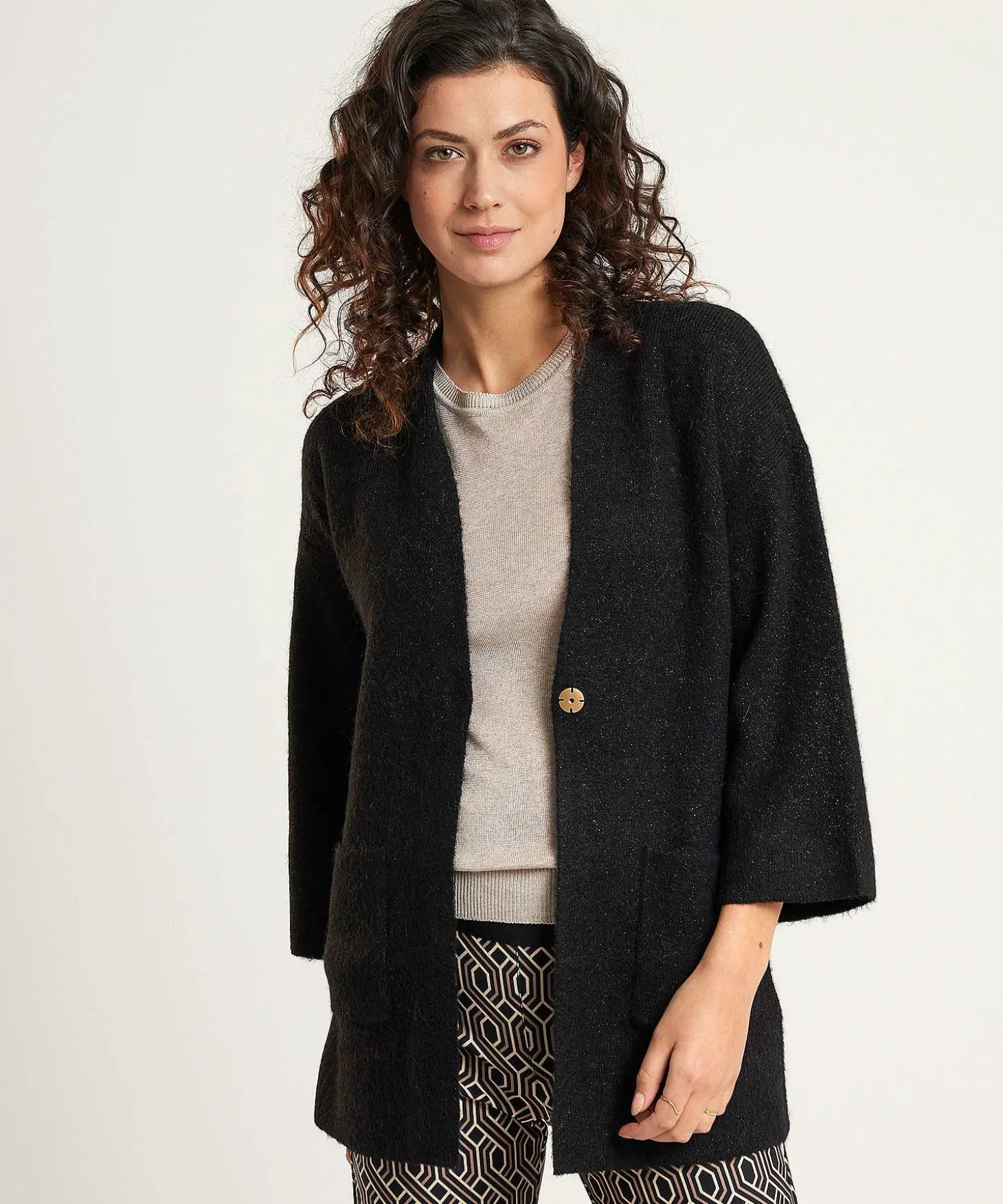 Giulia E Tu Halflang Vest Lurex