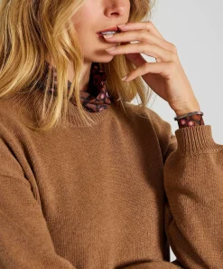 Giulia E Tu Jurk Ballonmouw Wol/Cashmere